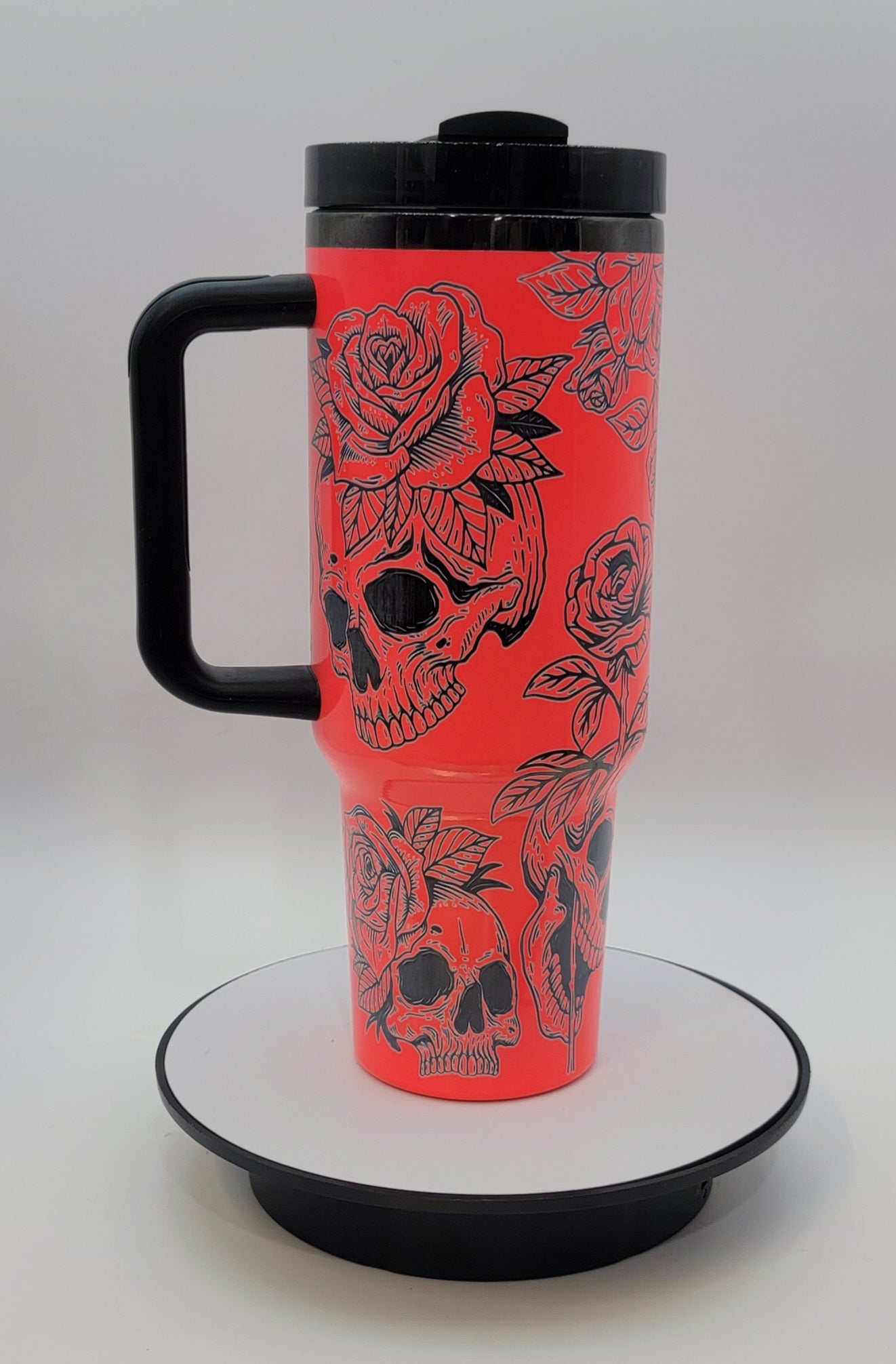 40oz Skulls & Roses