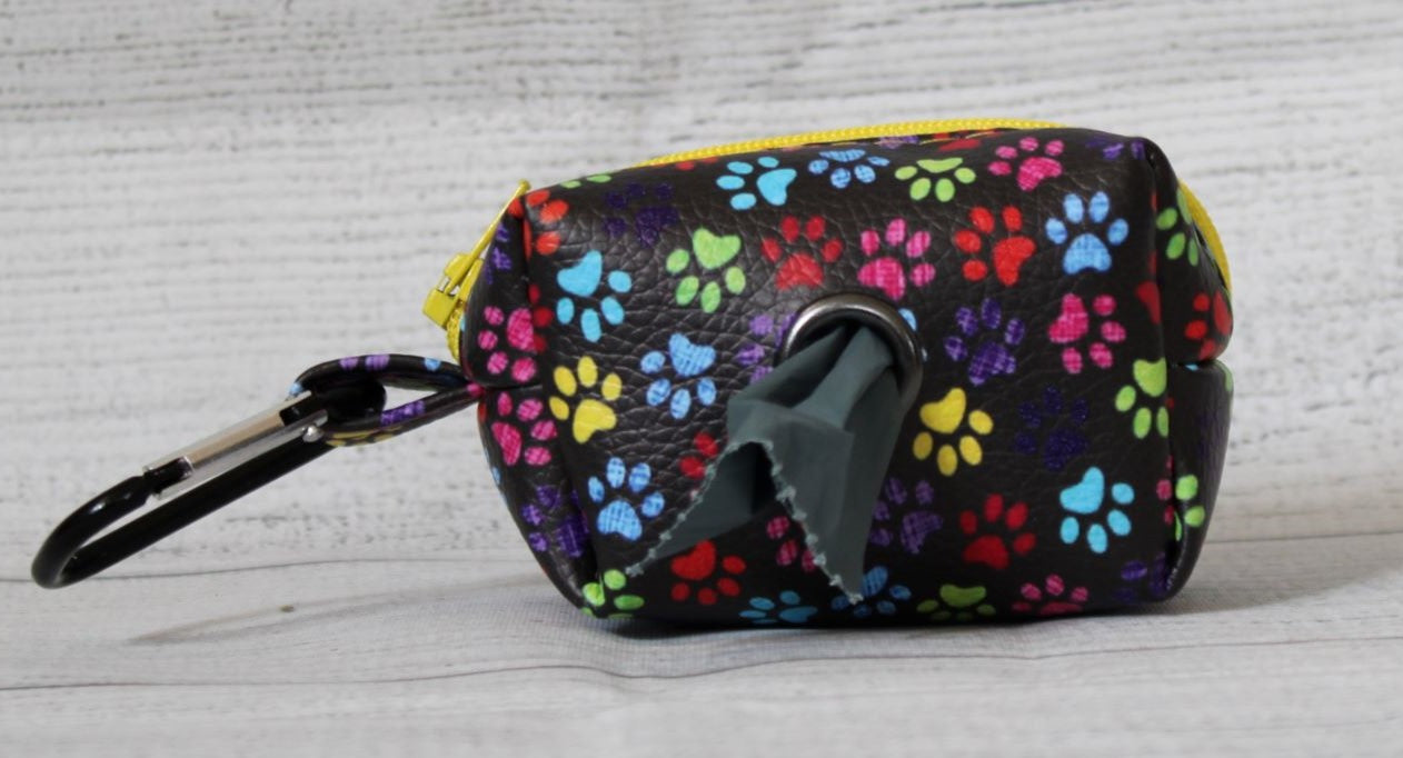 Paw Print Dog Waste Bag Dispenser