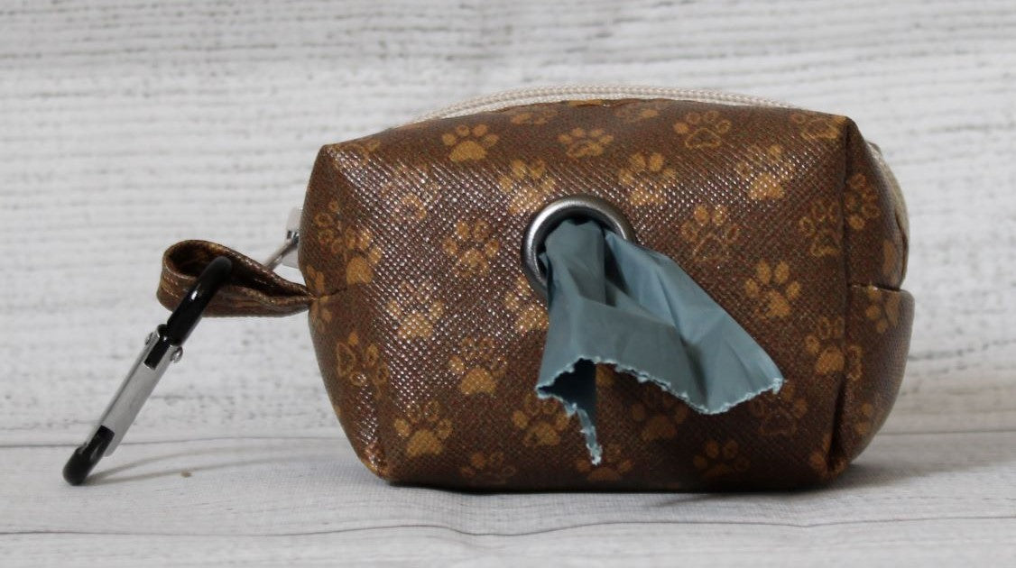 Paw Print Dog Waste Bag Dispenser