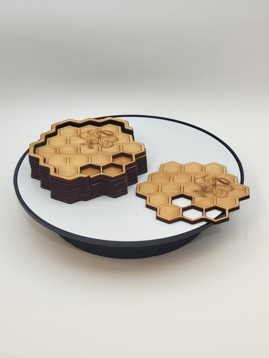 Coasters Honeycomb Set of 6