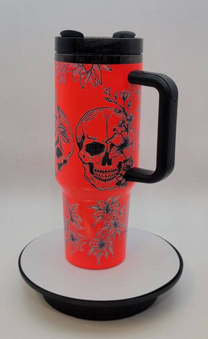 40oz Skulls & Roses