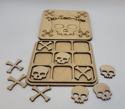 Skull & Cross Bones Tic Tac Toe