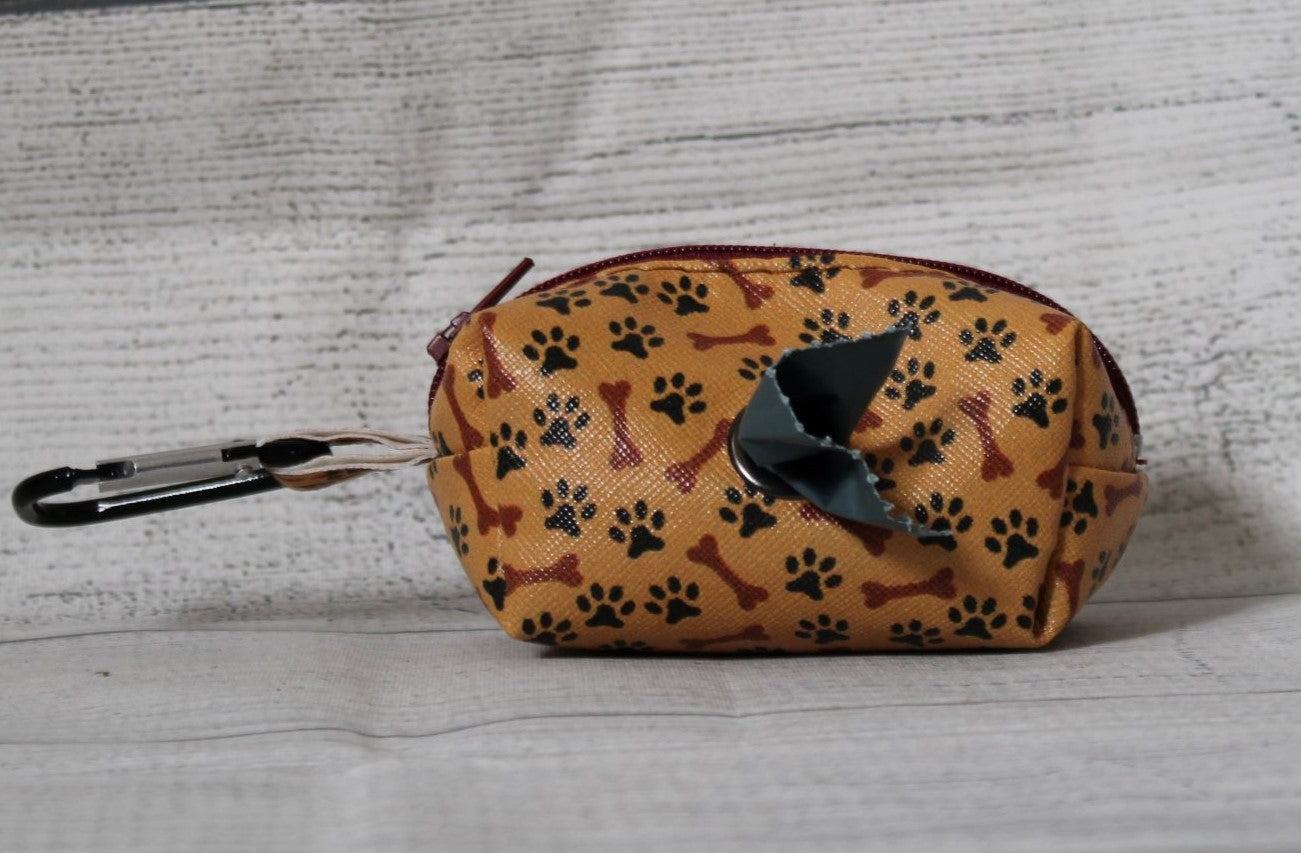 Paw Print Dog Waste Bag Dispenser