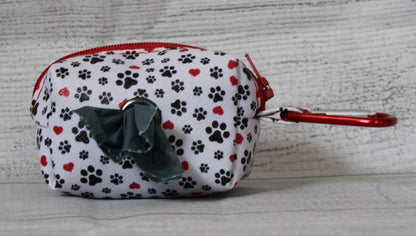 Paw Print Dog Waste Bag Dispenser